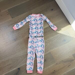 Magnetic Me Floral Kids Pajamas with Pink Accents - 3T